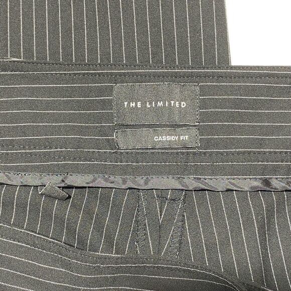 THE Limited Cassidy Pinstripe Trouser Dress Pant 8 - Picture 11 of 11